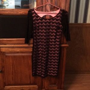 Candies coral and black dress